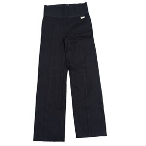 Calvin Klein Black Ponte Work Pants Pull On Trouser size Small Petite
